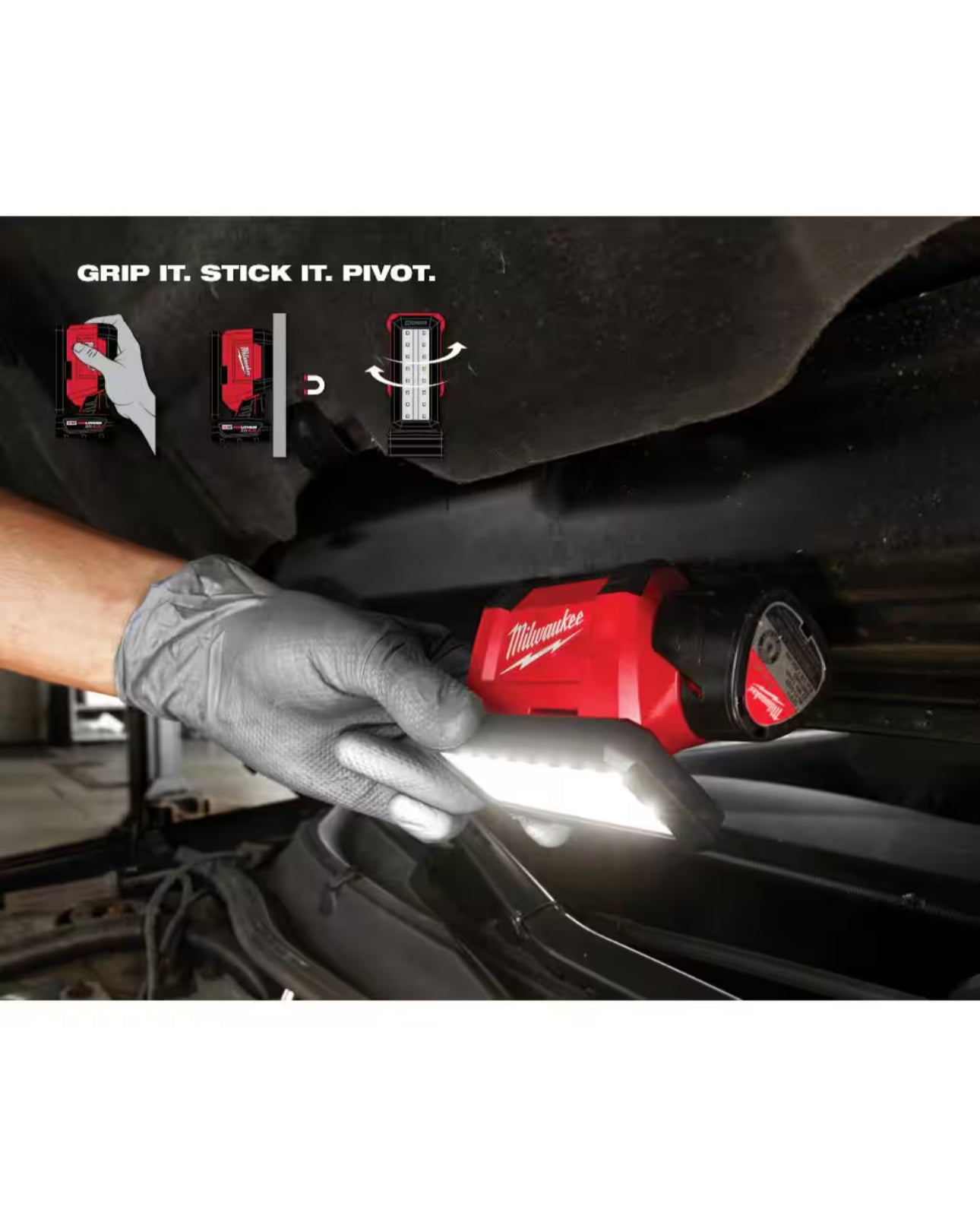 Milwaukee M12 ROVER Service and Repair Flood Light with USB Charging (2367-20)