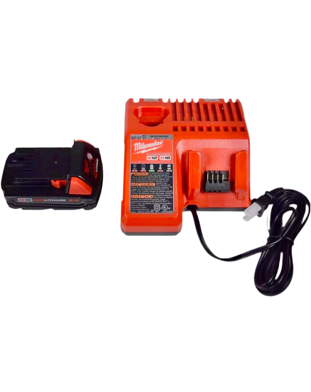 Milwaukee M18 Compact 2.0 Akku und Ladegerät