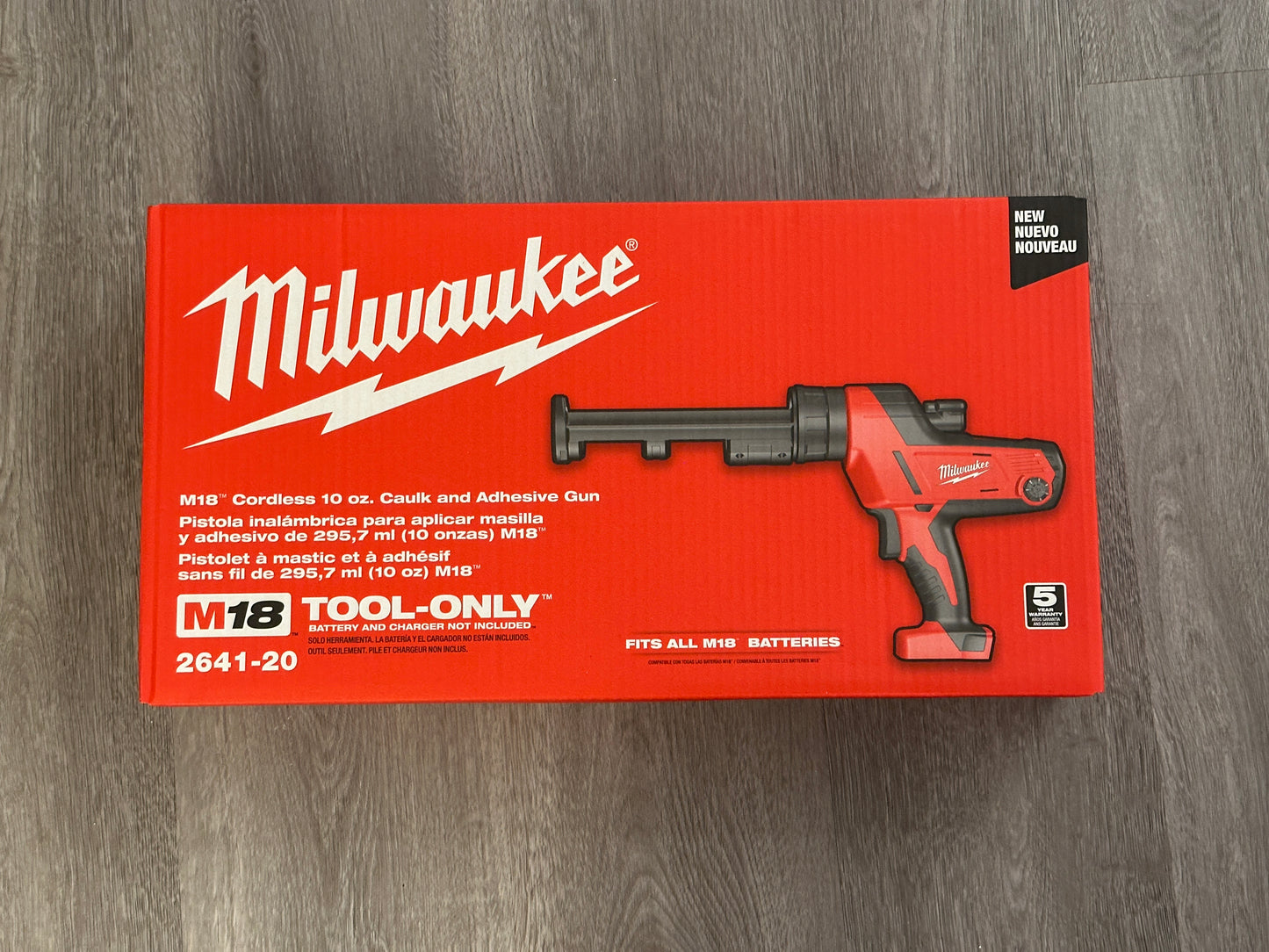 Milwaukee M18 Akku-Dichtungs- und Klebepistole, 10 oz. (nur Werkzeug)