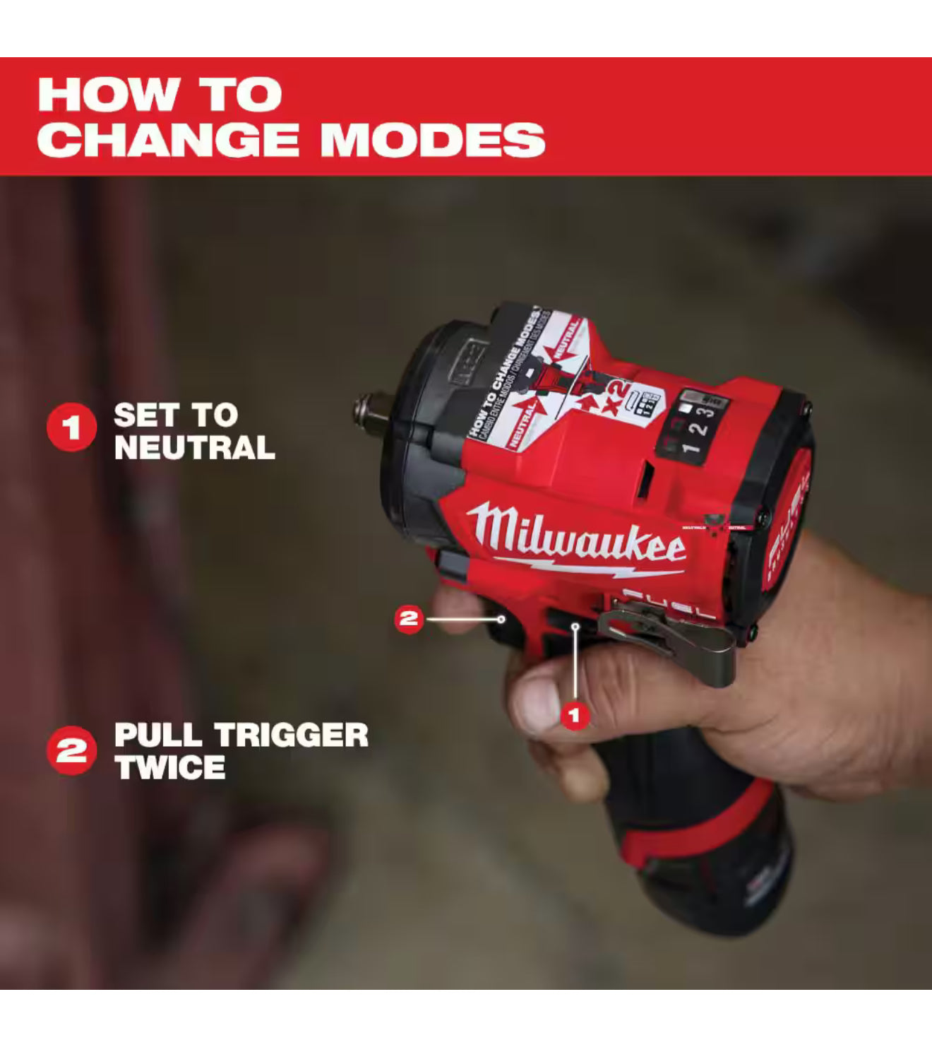 Milwaukee M12 FUEL Brushless Stubby 1/2” Impact Wrench (2563-20)