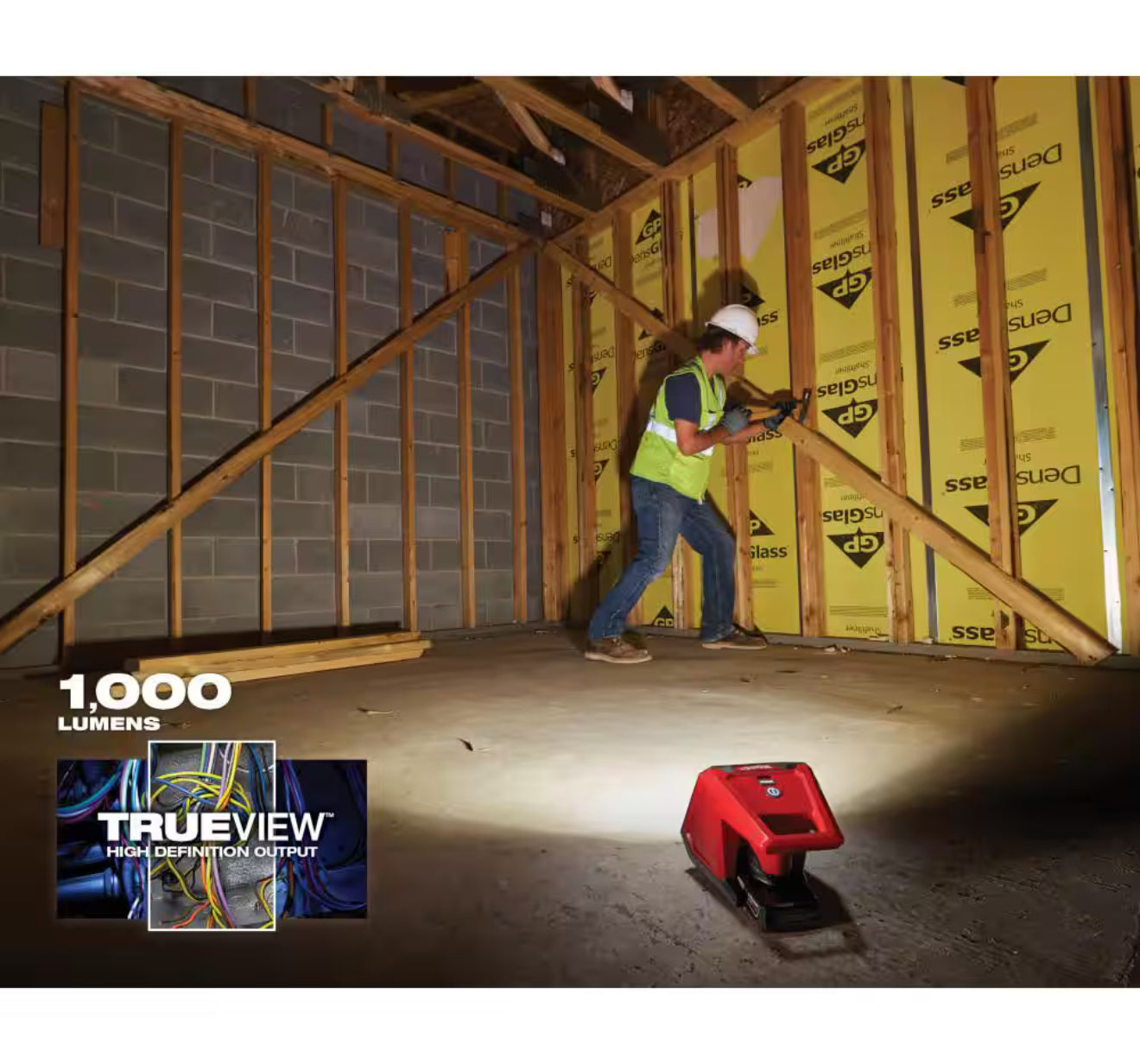 Milwaukee M12 1000 Lumens Rover LED Compact Flood Light (2364-20)