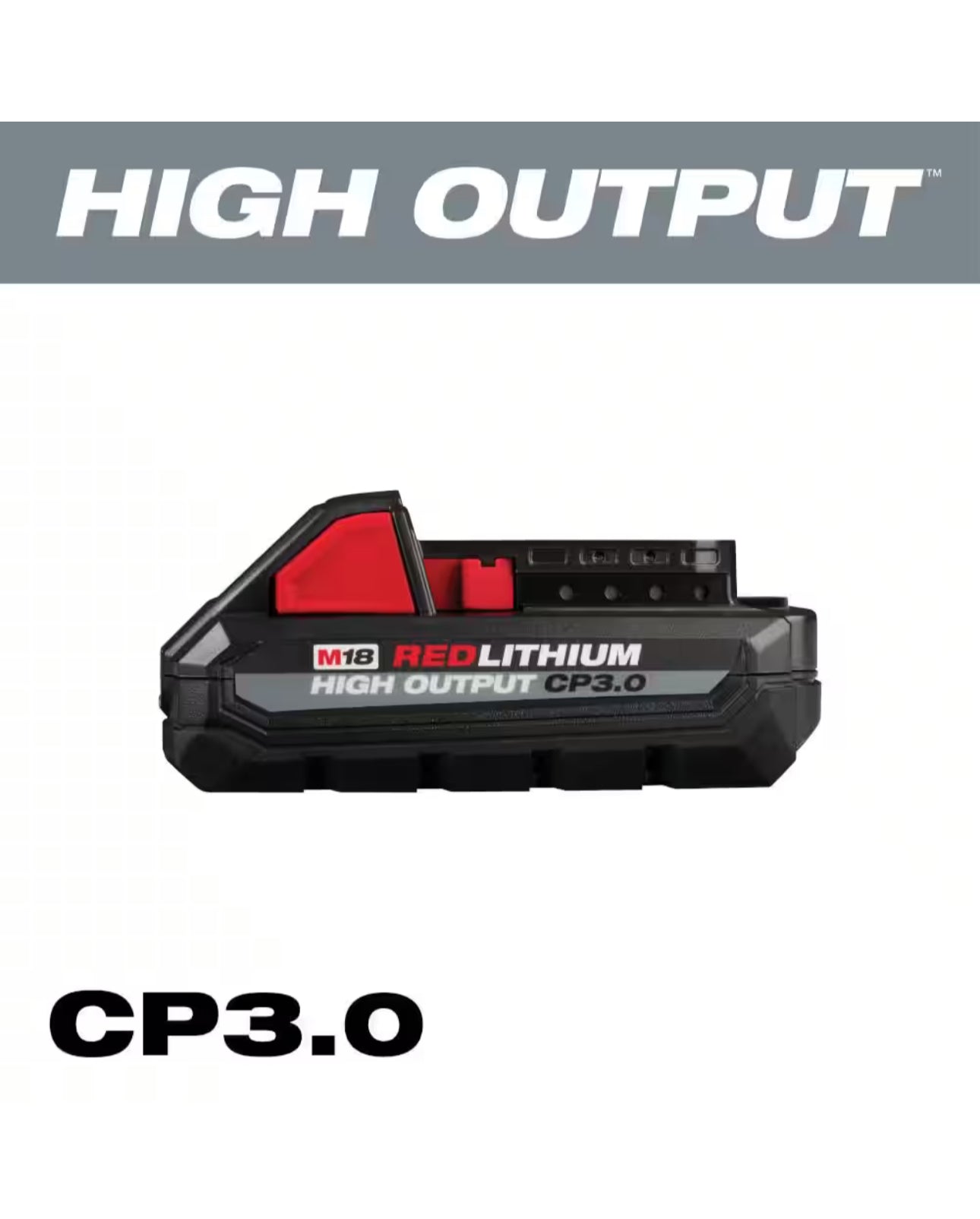 Milwaukee M18 HIGH OUTPUT CP 3,0 Ah Akkupack