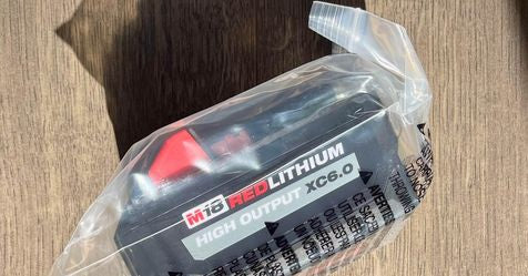 Milwaukee M18 HIGH OUTPUT XC6.0 Battery (No Wraparound)