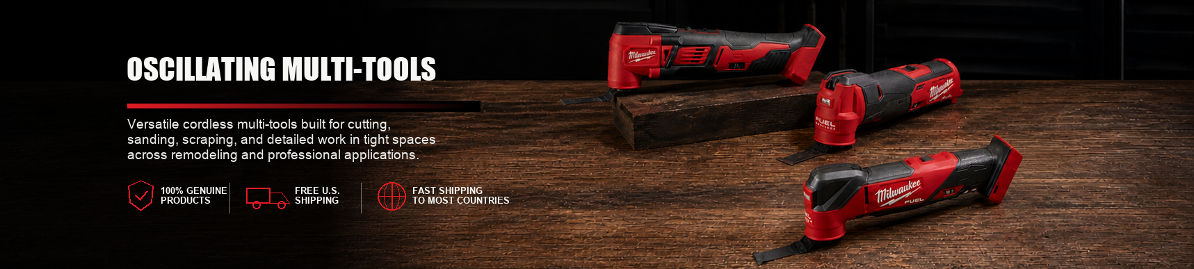 Genuine cordless oscillating multi-tool for cutting, sanding, and remodeling from Mike Resells.