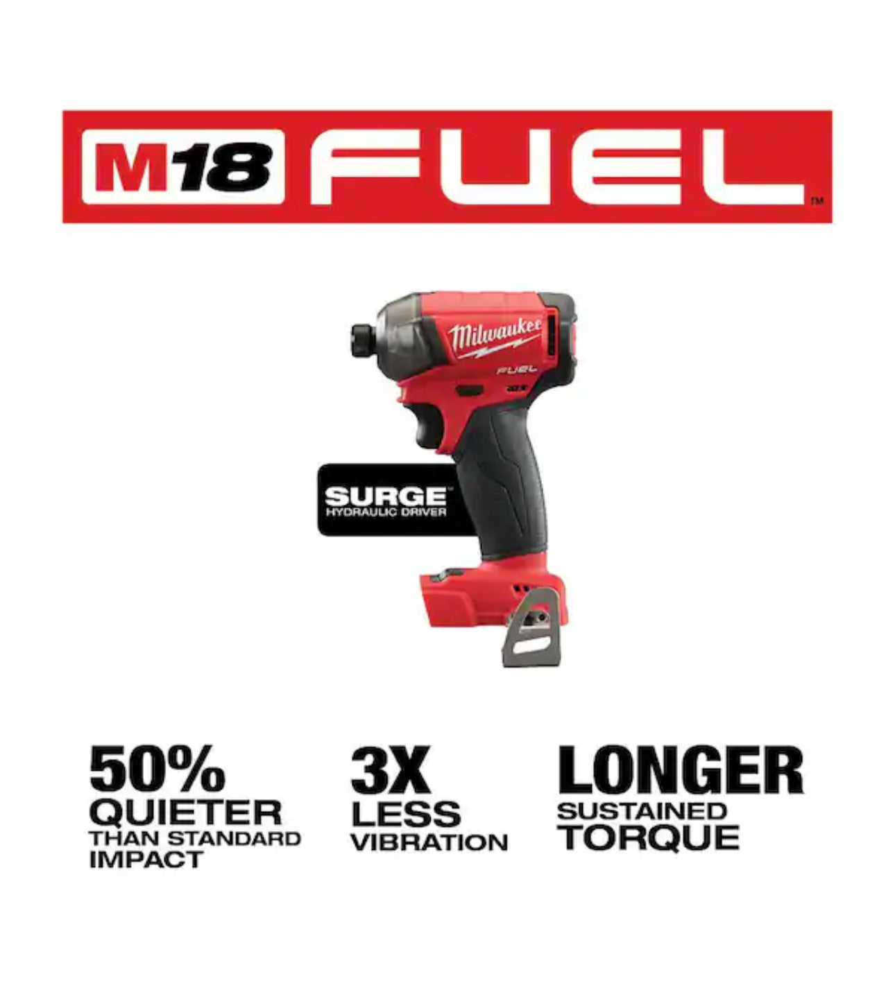 Milwaukee M18 FUEL SURGE 1/4 Hex Impact Driver (2760-20)