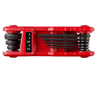 Milwaukee 17-Key Folding Hex Key Set – SAE & Metric
