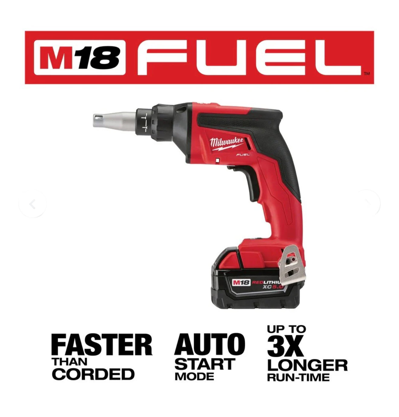 Milwaukee M18 Fuel Trockenbauschrauber-Set (2866-22)