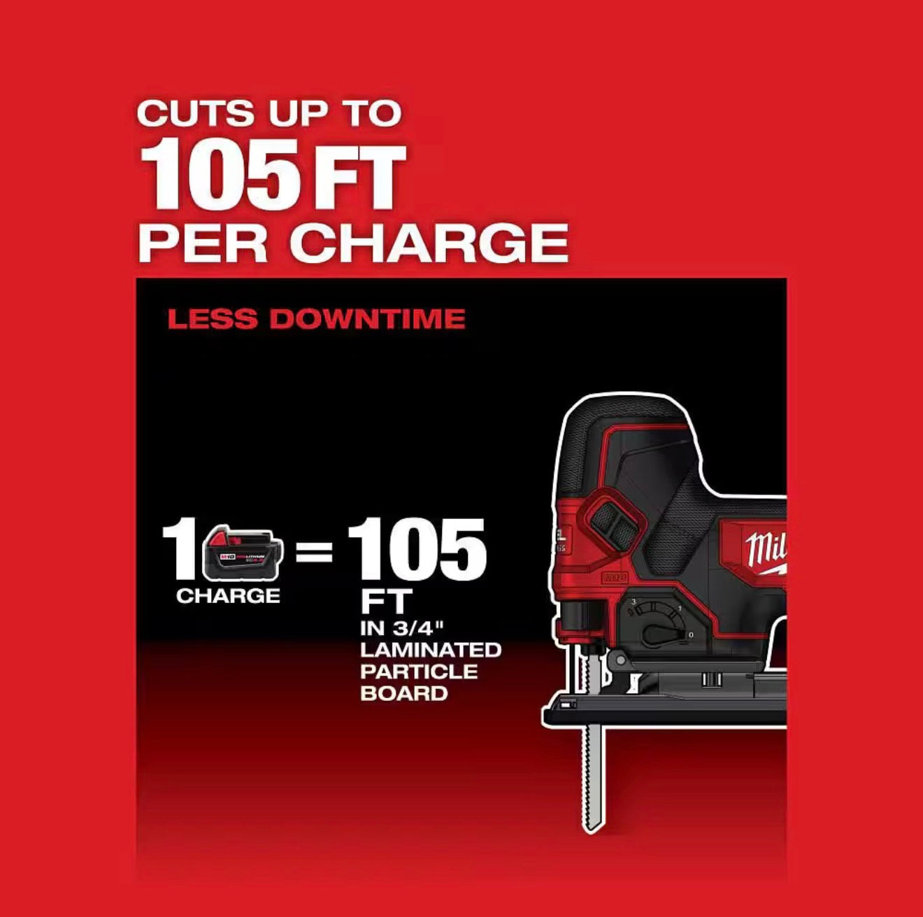 Milwaukee M18 FUEL Brushless Cordless Barrel Grip Jig Saw (2737B-20)