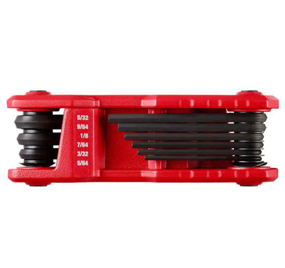 Milwaukee 17-Key Folding Hex Key Set – SAE & Metric