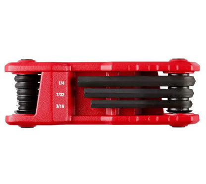 Milwaukee 17-Key Folding Hex Key Set – SAE & Metric