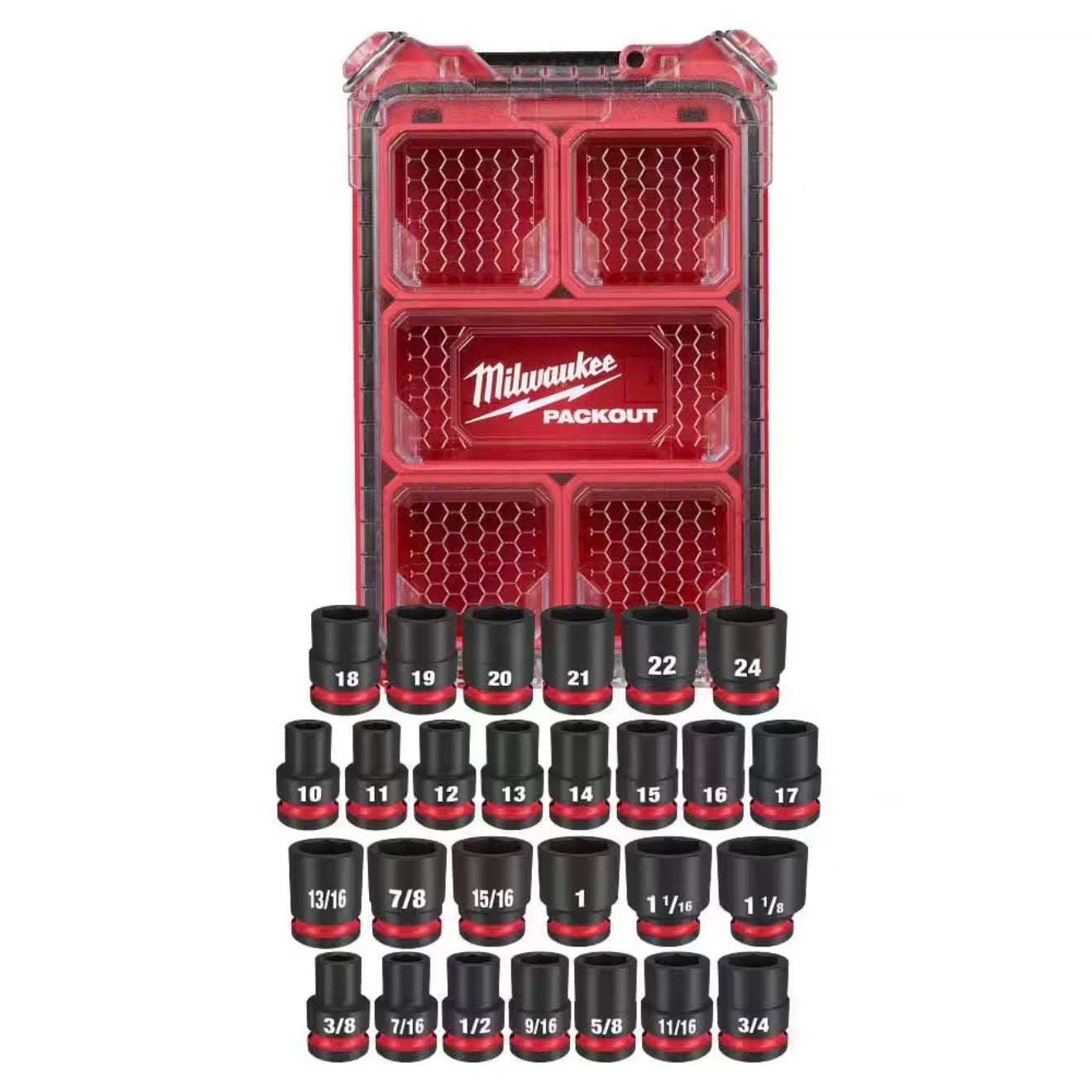 Genuine Milwaukee 1/2 Drive Impact Sockets