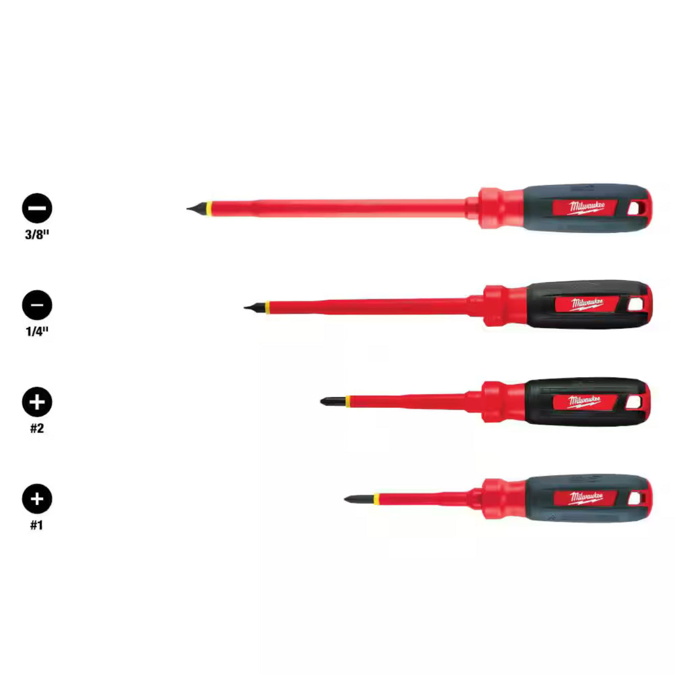 Milwaukee 1000-Volt Insulated Screwdriver Set
