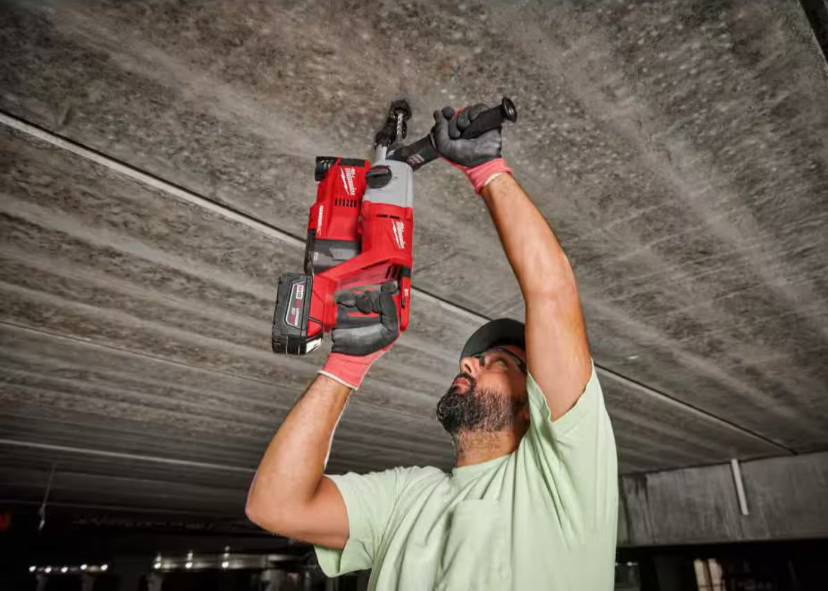 Milwaukee 1" SDS Plus rotary hammer for professional contractors