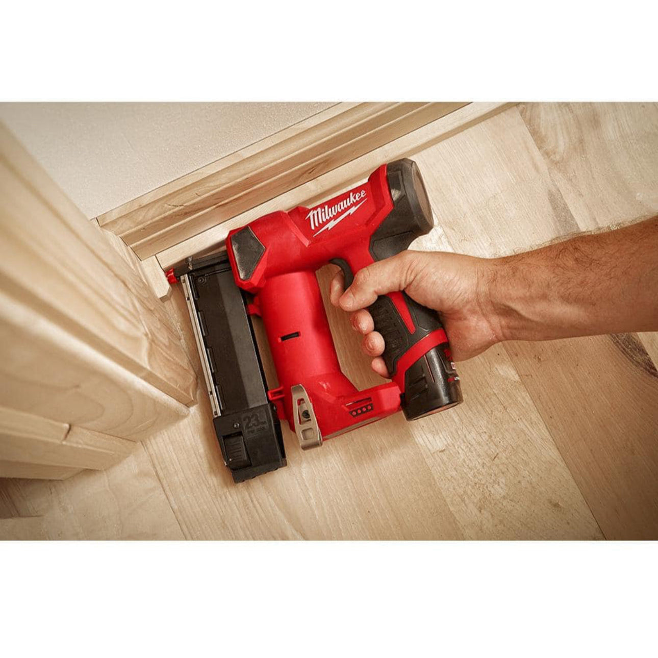 Milwaukee 23-gauge pin nailer for professional woodworking