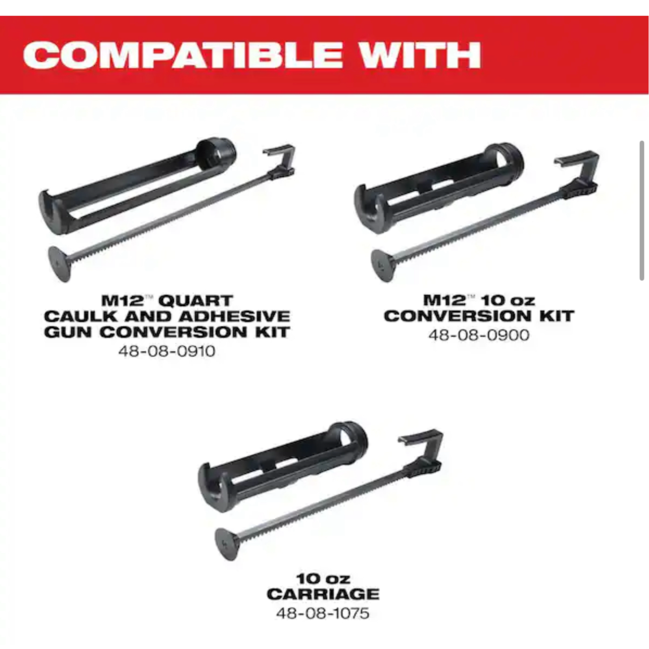 Milwaukee 2441-20 Cordless Caulk Gun