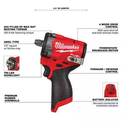 Milwaukee 2563-20 Compact Impact Wrench