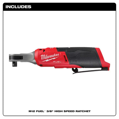 Milwaukee 2567-20 Professional High Speed Ratchet with 35 ft-lbs Torque and Compact Low-Profile Head