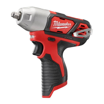 Milwaukee M12 3/8 in. Impact Wrench 2463-20 bare tool with 3/8 inch friction ring anvil.