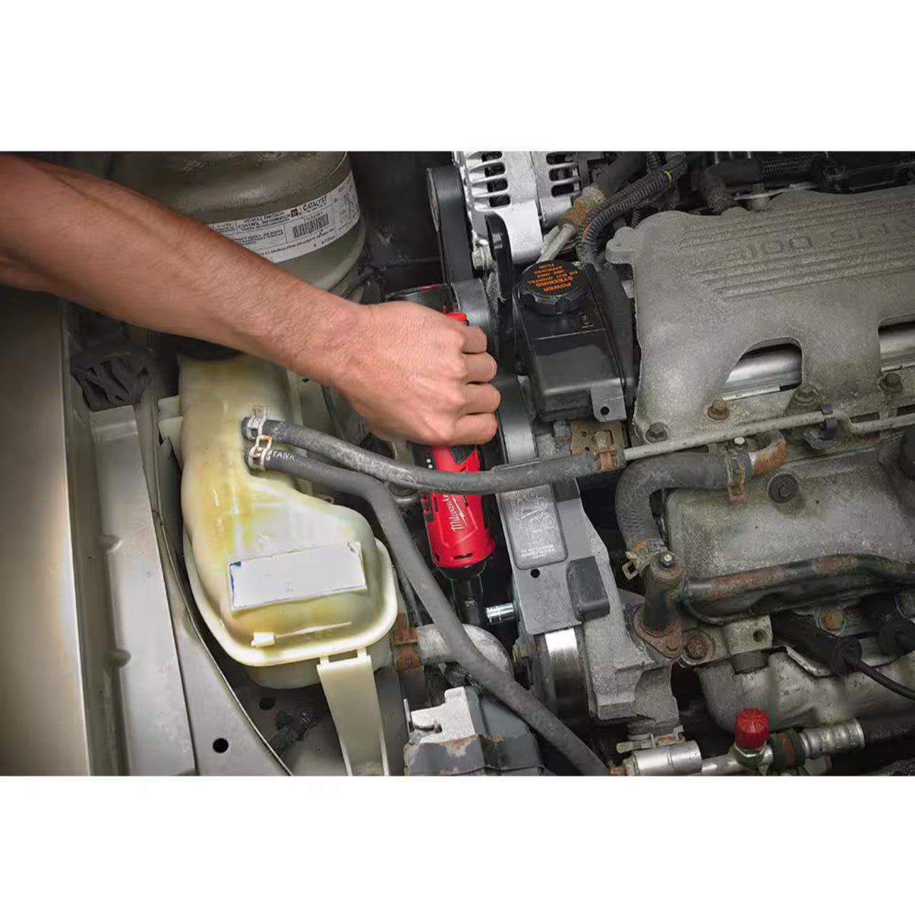 Milwaukee 3/8 in. M12 Ratchet 2457-20 Bare Tool Compatible with M12 Batteries