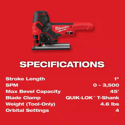 Milwaukee Cordless Precision Jig Saw