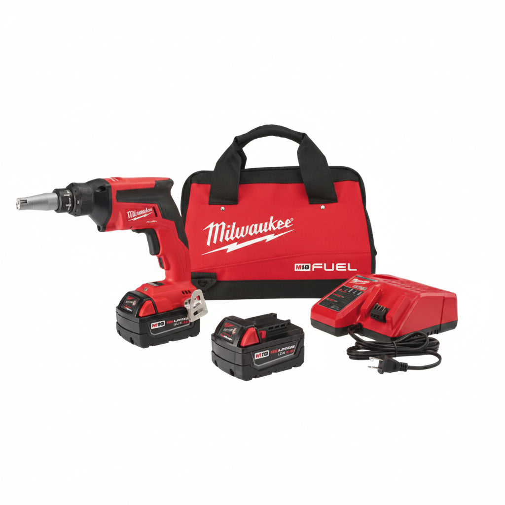 Milwaukee M18 FUEL Drywall Screw Gun Kit 2866-22
