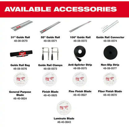 Milwaukee Guide Rail Compatible Track Saw