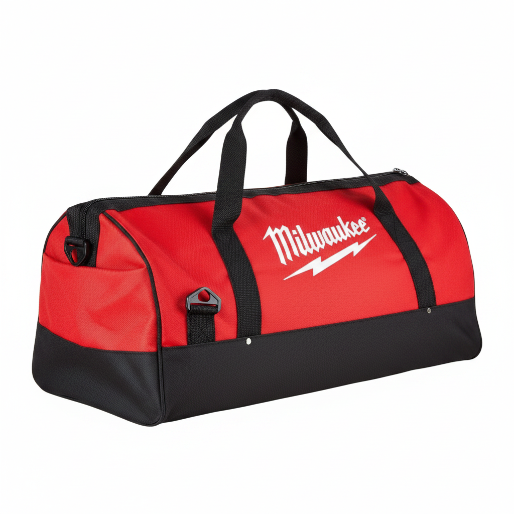 Milwaukee Heavy Duty Canvas Tool Bag with Zipper Closure