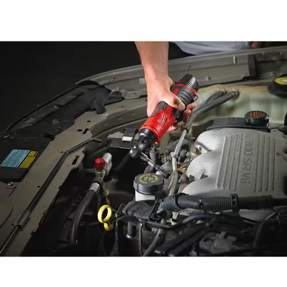 Milwaukee M12 2457-20 Ratchet for Automotive Maintenance, Engine Repair, and Tight Spaces
