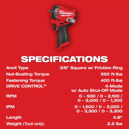 Milwaukee M12 FUEL 2562-30 Bare Tool