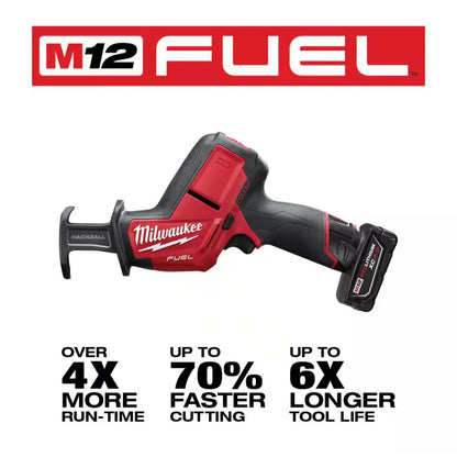 Milwaukee M12 FUEL HACKZALL Kit 2520-21XC