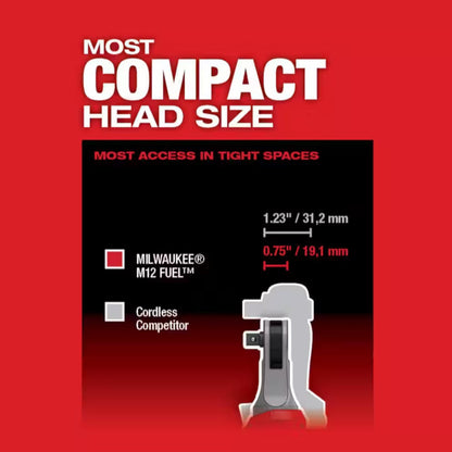 Milwaukee M12 FUEL High Speed Ratchet 2567-20 Compatible with All M12 REDLITHIUM Batteries