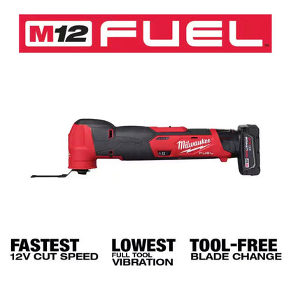 Milwaukee M12 FUEL Multi-Tool with XC4.0 Battery