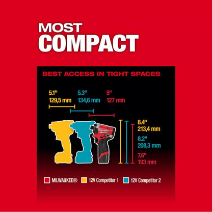 Milwaukee M12 FUEL impact driver features
