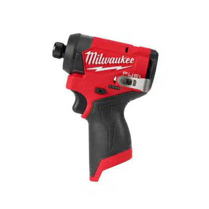 Milwaukee M12 FUEL 1/4" Hex Impact Driver 3453-20 brushless cordless impact driver with Tri-LED work light and 4-Mode DRIVE CONTROL.