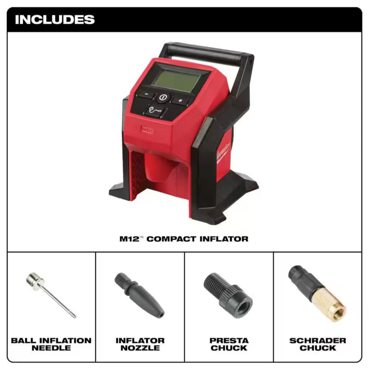 Milwaukee M12 Inflator 2475-20