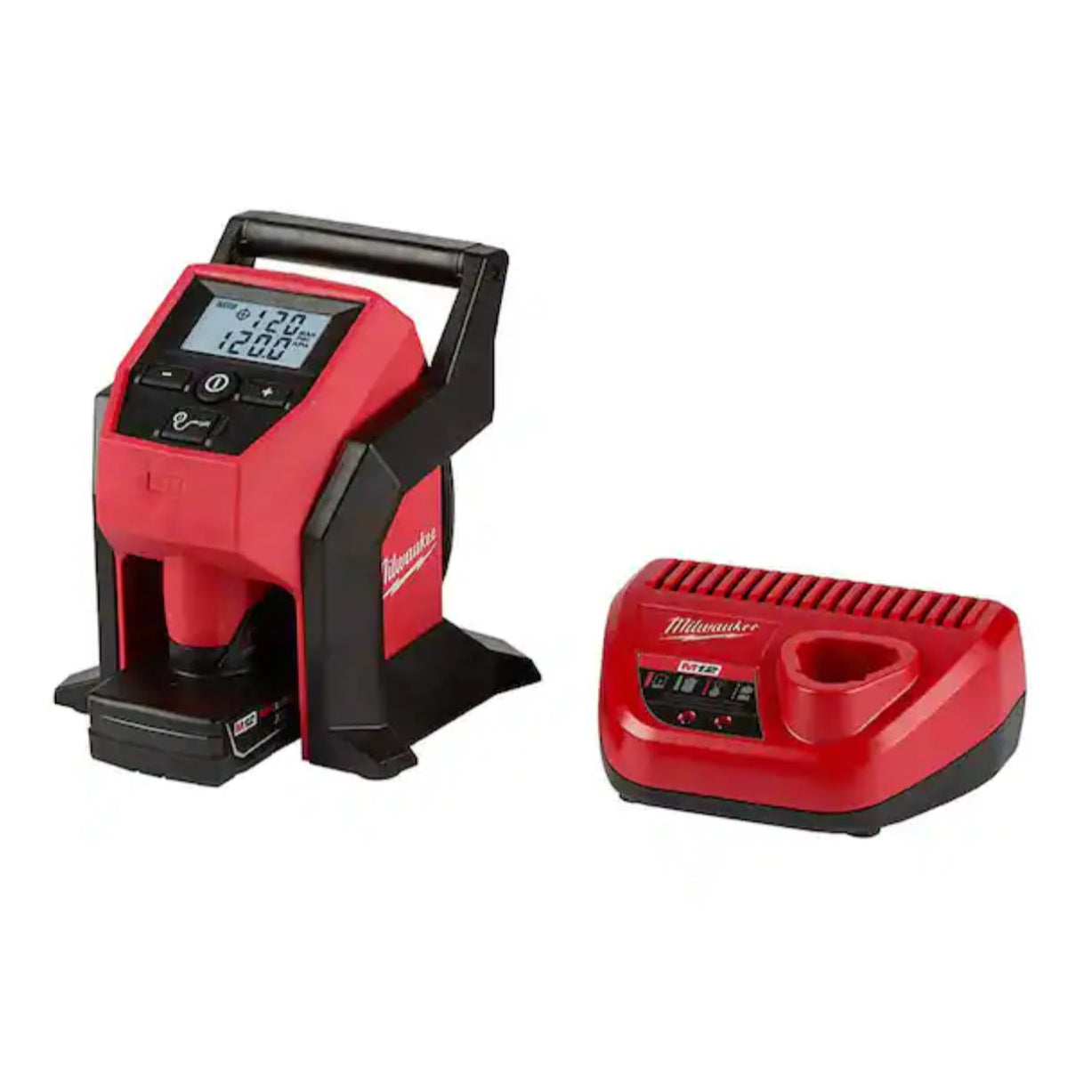 Milwaukee cordless drill charger and battery pack