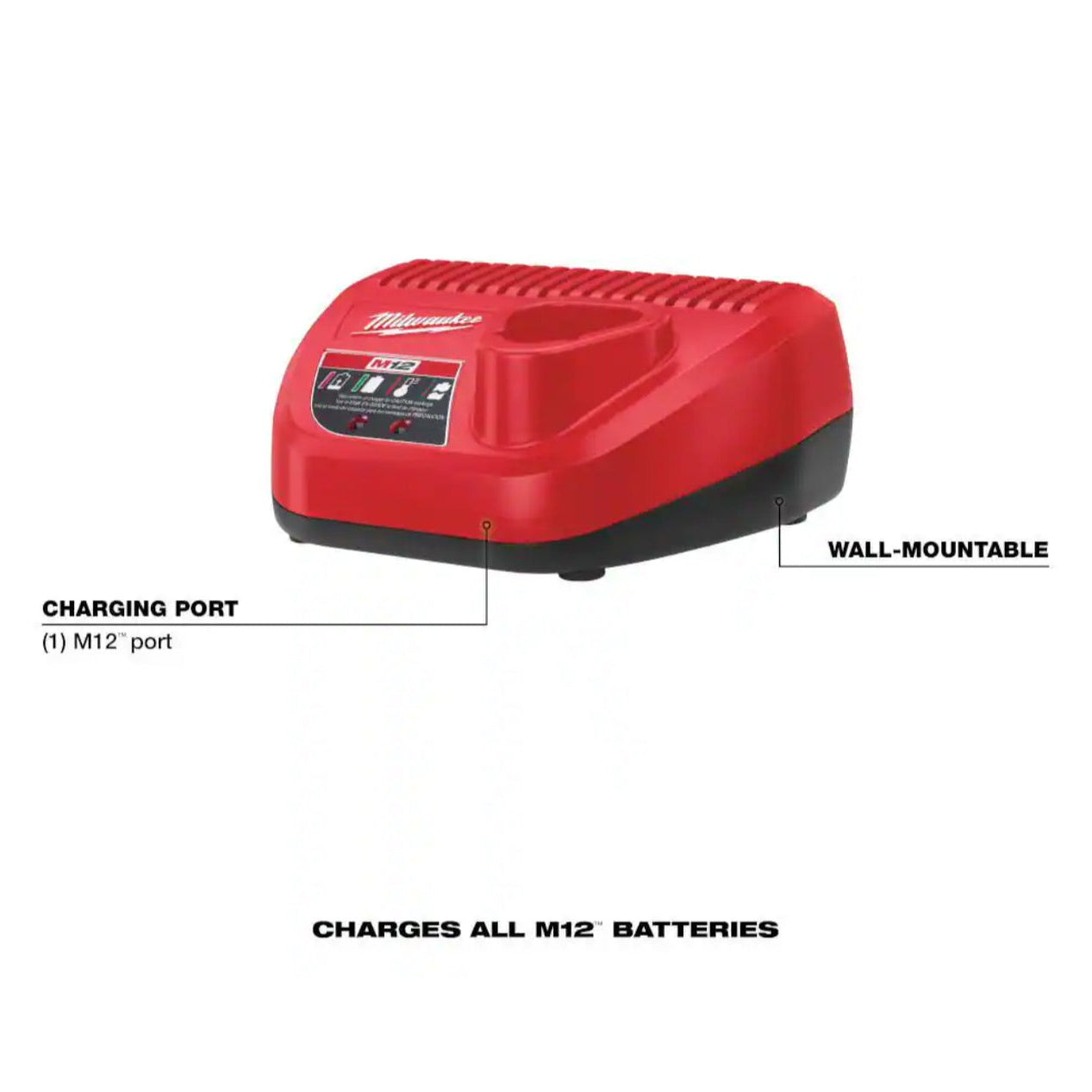 Milwaukee M12 REDLITHIUM 5.0 Ah Battery Kit
