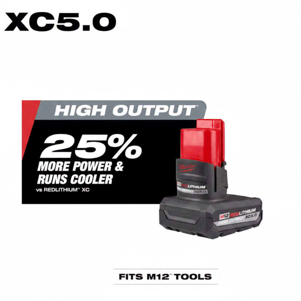 Milwaukee M12 REDLITHIUM HIGH OUTPUT Battery