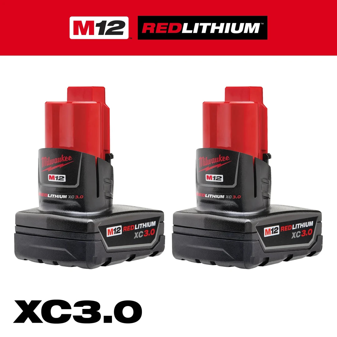Milwaukee_M12_Rechargeable_Battery xc 3.0 (2-Pack)