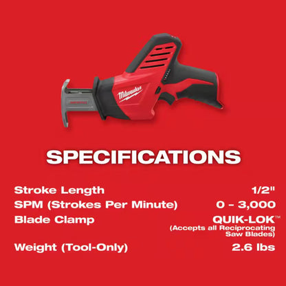 Milwaukee M12 One-Handed Reciprocating Saw