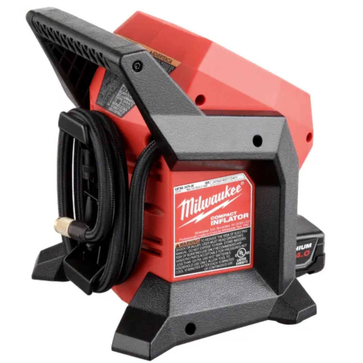 Milwaukee M12 Tire Inflator with XC4.0 Battery