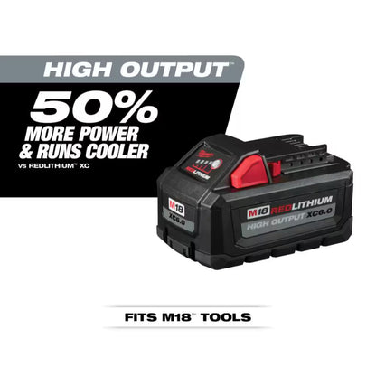 Milwaukee M18 6.0 Ah HIGH OUTPUT Battery Set