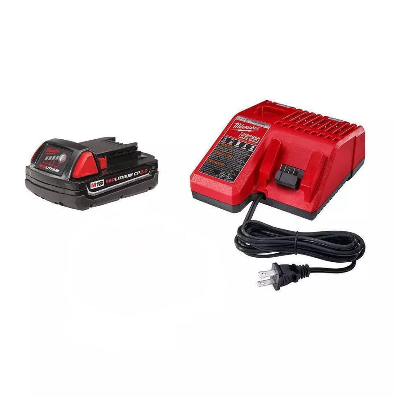 Milwaukee M18 CP2.0 Battery and Charger Kit