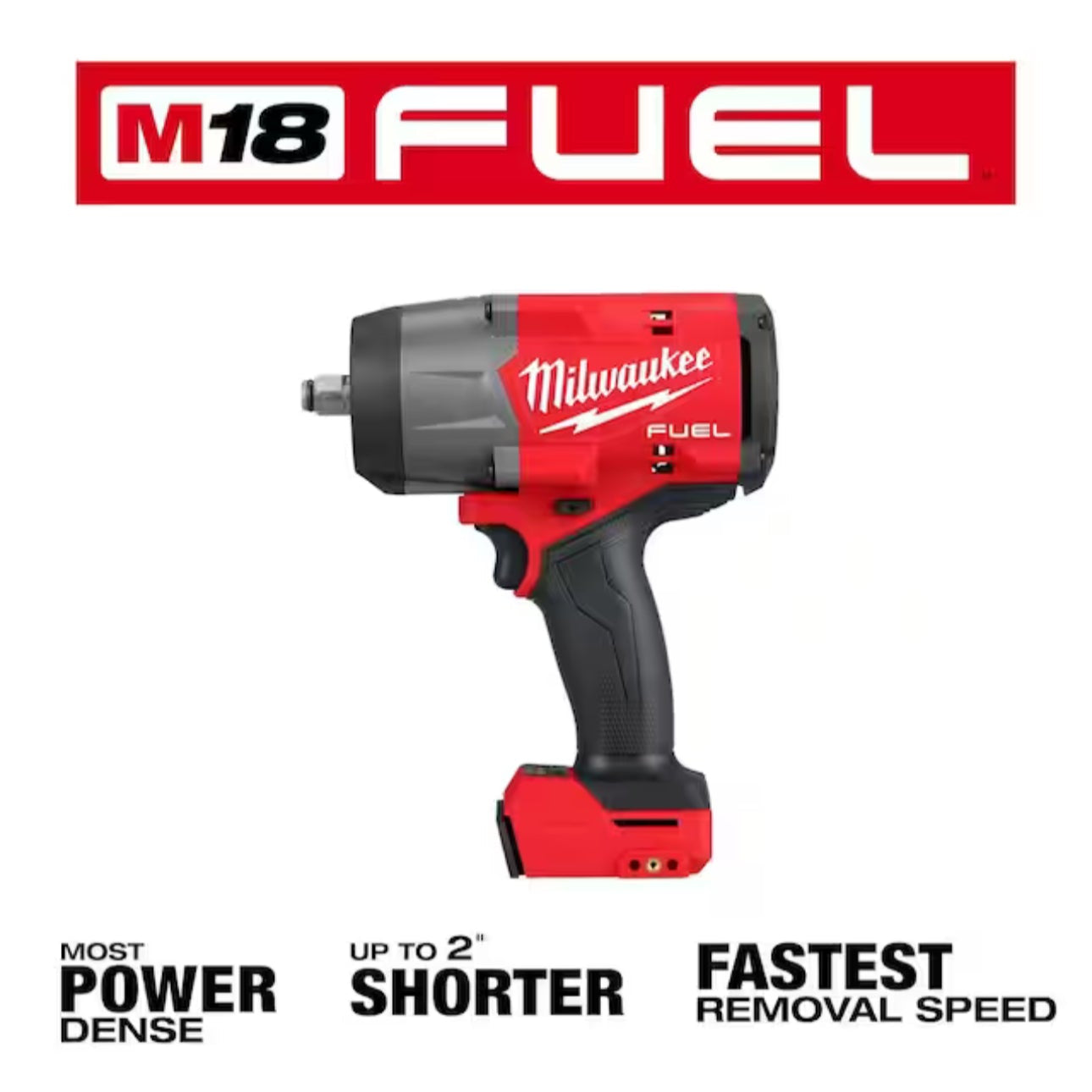 Milwaukee M18 FUEL 1/2 in. Impact Wrench 2967-20 with Friction Ring and POWERSTATE Brushless Motor
