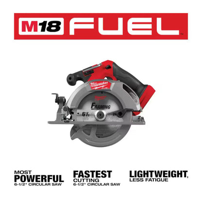 Milwaukee M18 FUEL Brushless 6-1/2 Inch Circular Saw 2833-20