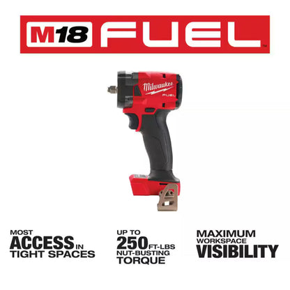 Milwaukee M18 FUEL Compact Impact Wrench 2854-20