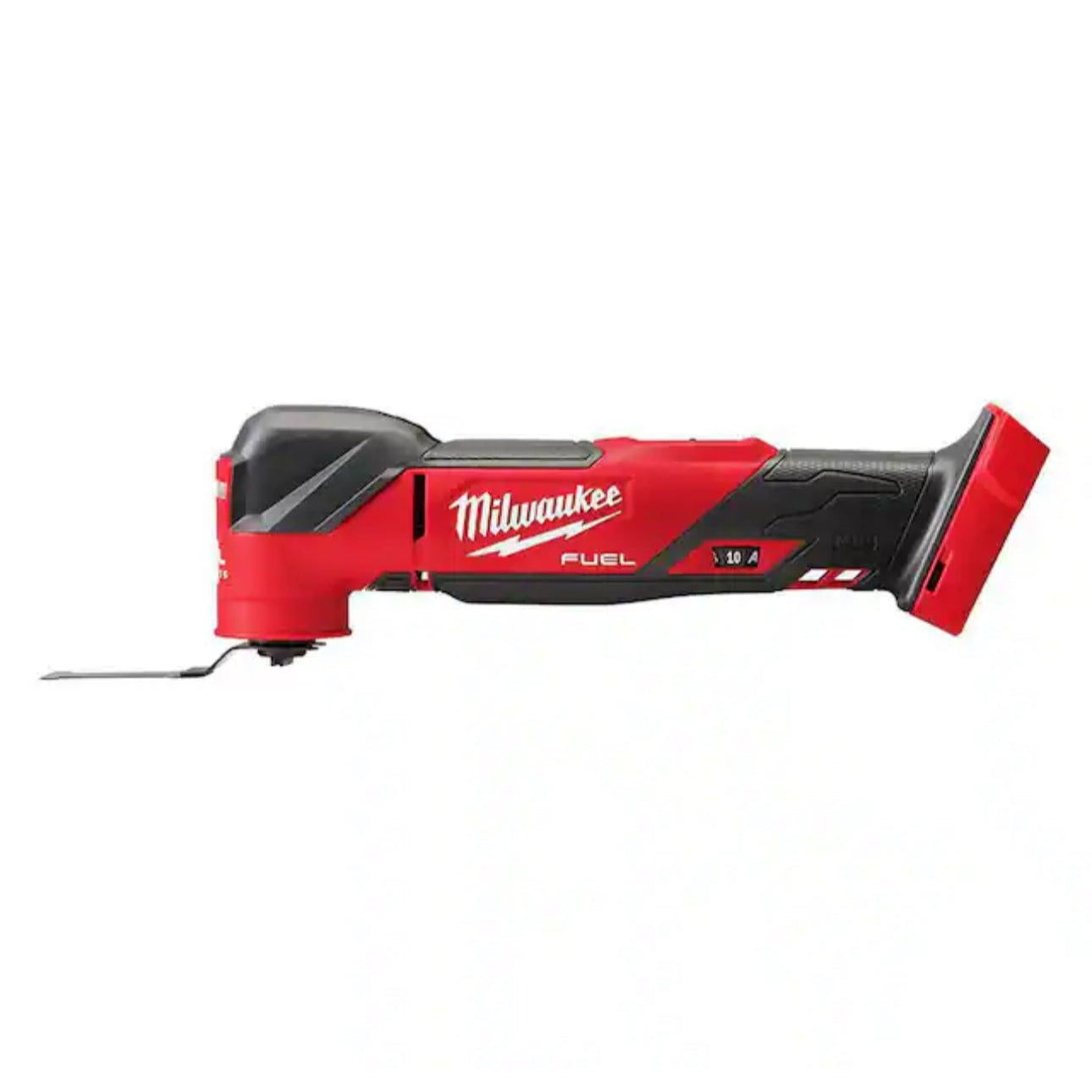 Milwaukee M18 FUEL Brushless Oscillating Multi-Tool in red and black color with a visible brand logo.