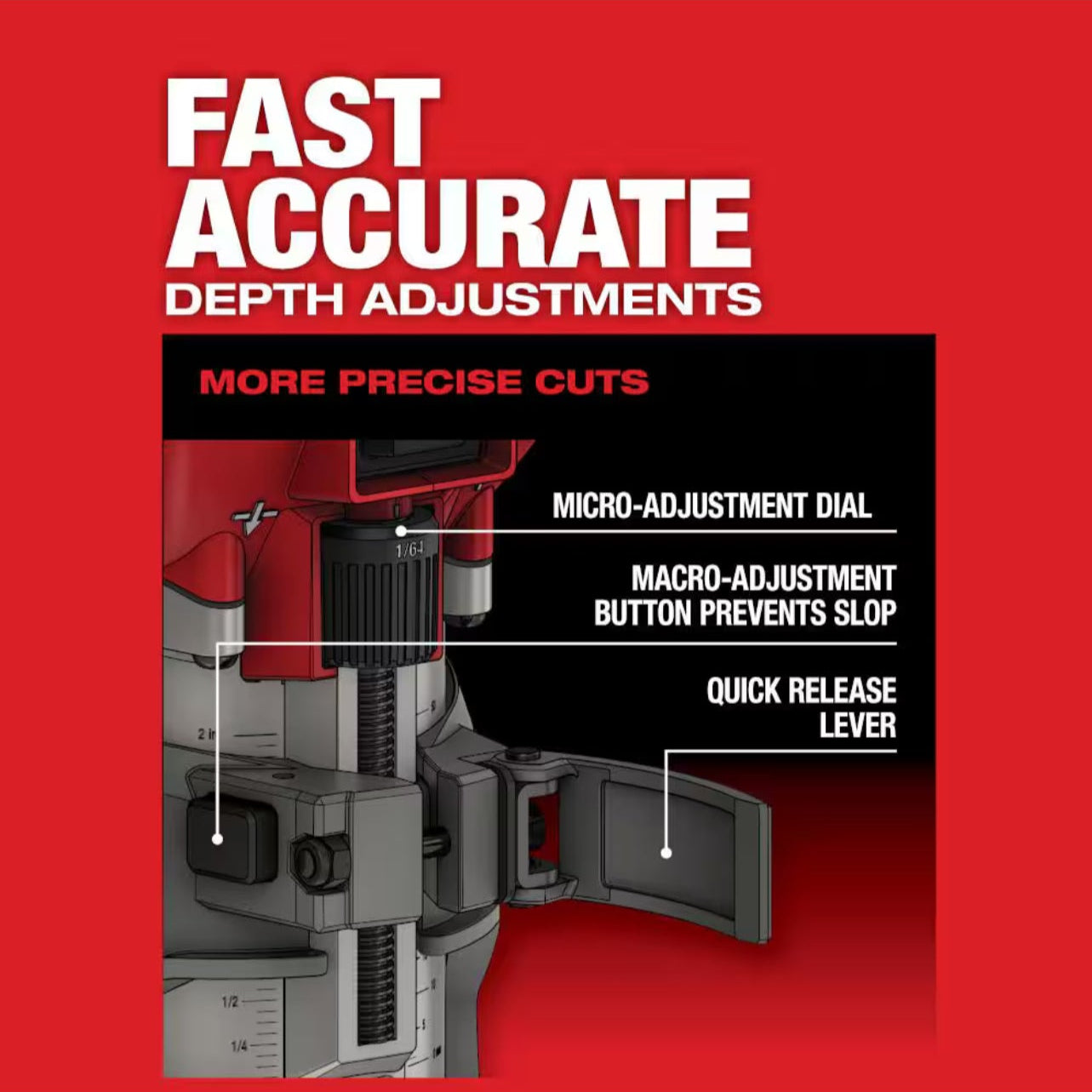 Milwaukee M18 FUEL Trim Router