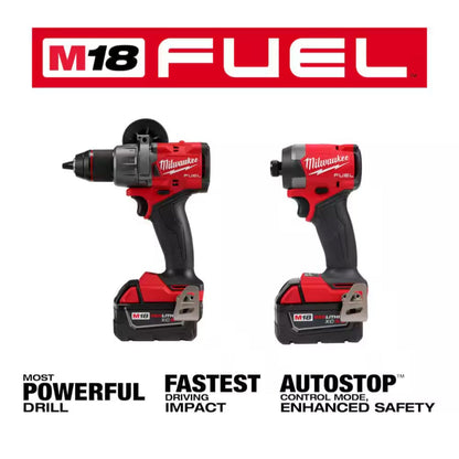 Milwaukee M18 FUEL hammer drill and impact driver set