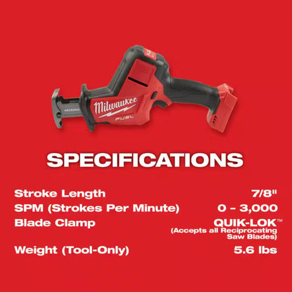 Milwaukee M18 HACKZALL Tool Only